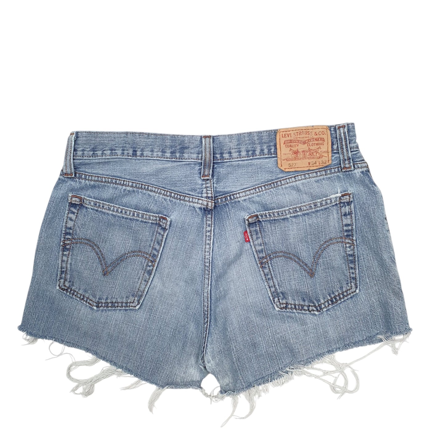 Womens Blue Levis  Denim Shorts