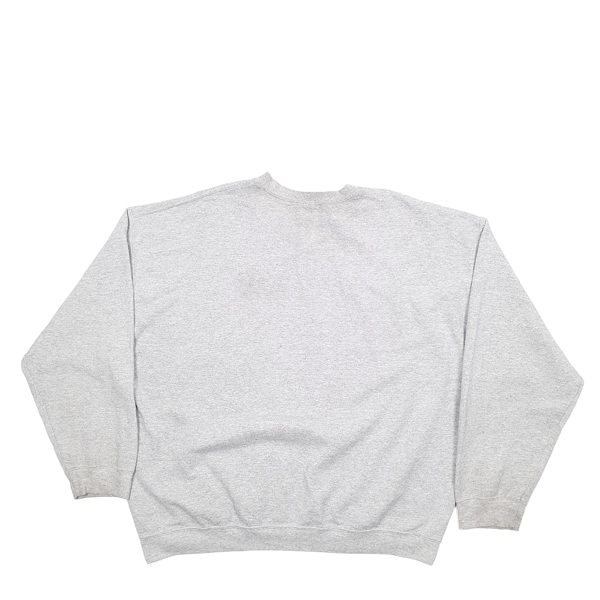 Mens Grey Gildan Miami Florida Spellout Crewneck Jumper