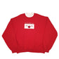Mens Red Natural Escape My Grandchildren Are 4 Ever Loved Bears Retro Crewneck Jumper
