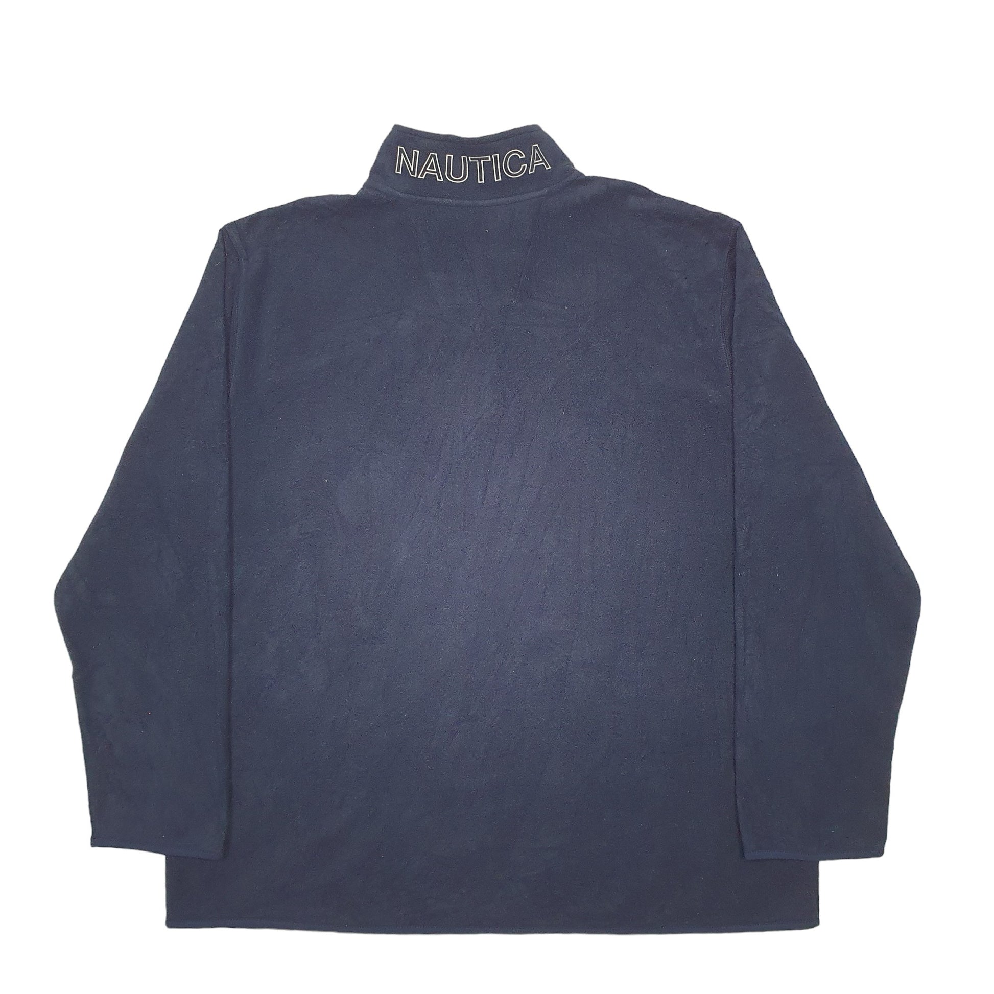 Mens Navy Nautica  Quarter Zip Jumper