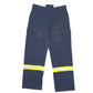 Mens Navy Red Kap Workwear Reflective Cargo Trousers