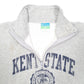 Mens Grey Champion Kent State University Spellout USA Quarter Zip Jumper