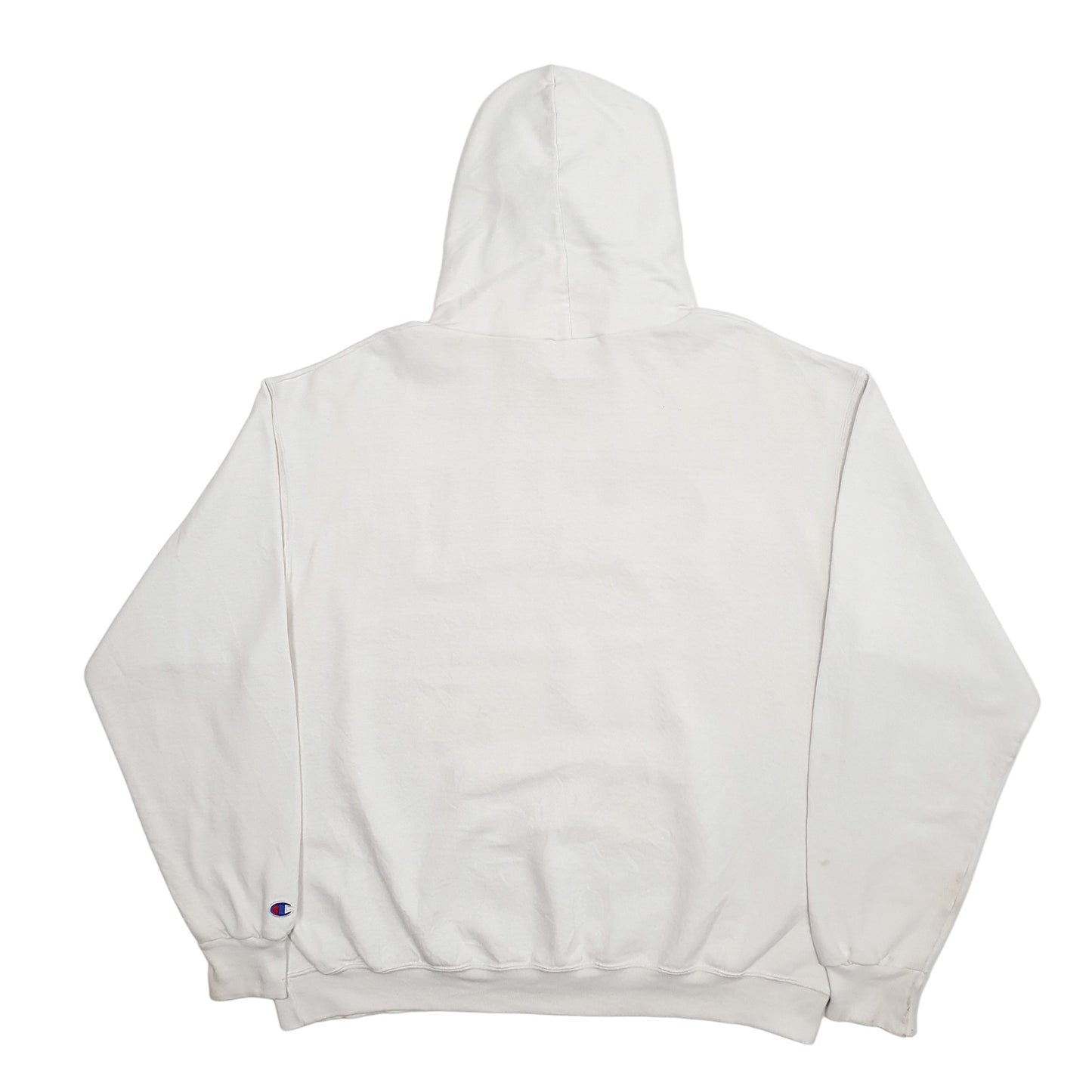 Mens White Champion CWU USA College Hoodie Jumper