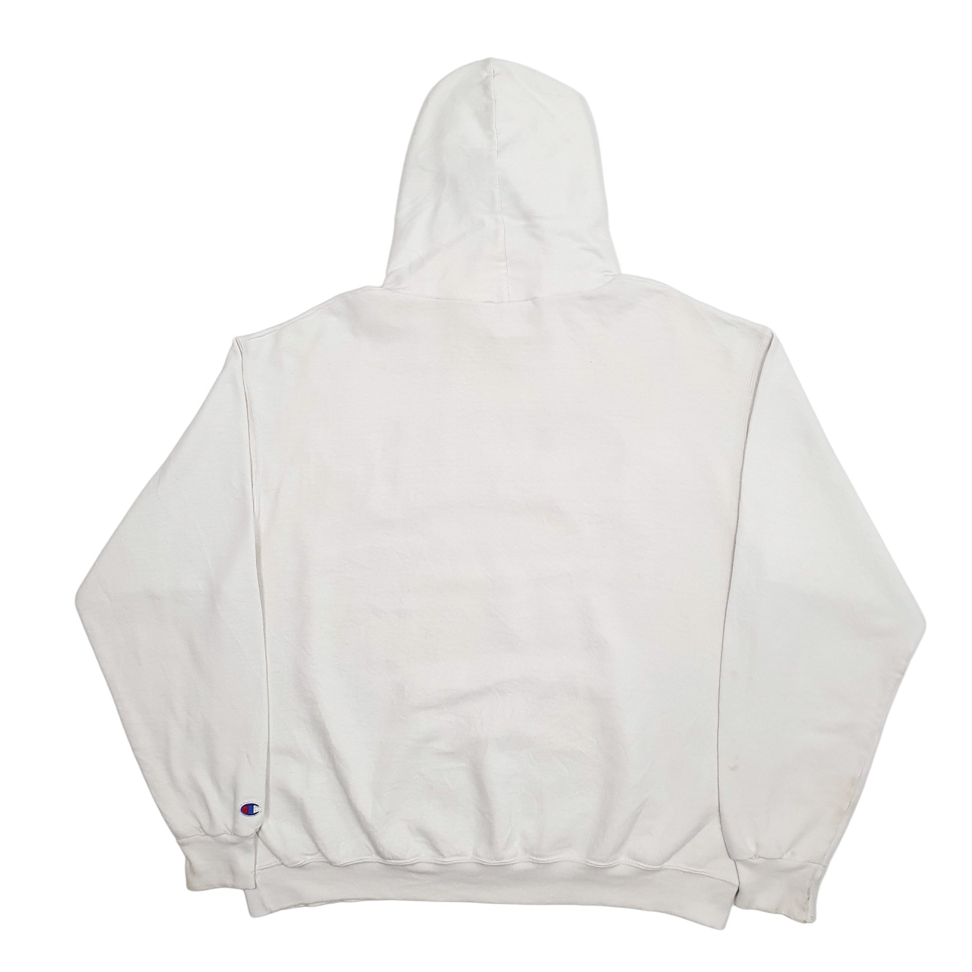 Mens White Champion CWU USA College Hoodie Jumper