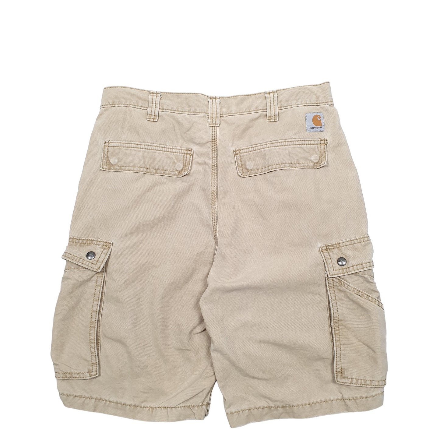 Mens Beige Carhartt Workwear Cargo Shorts