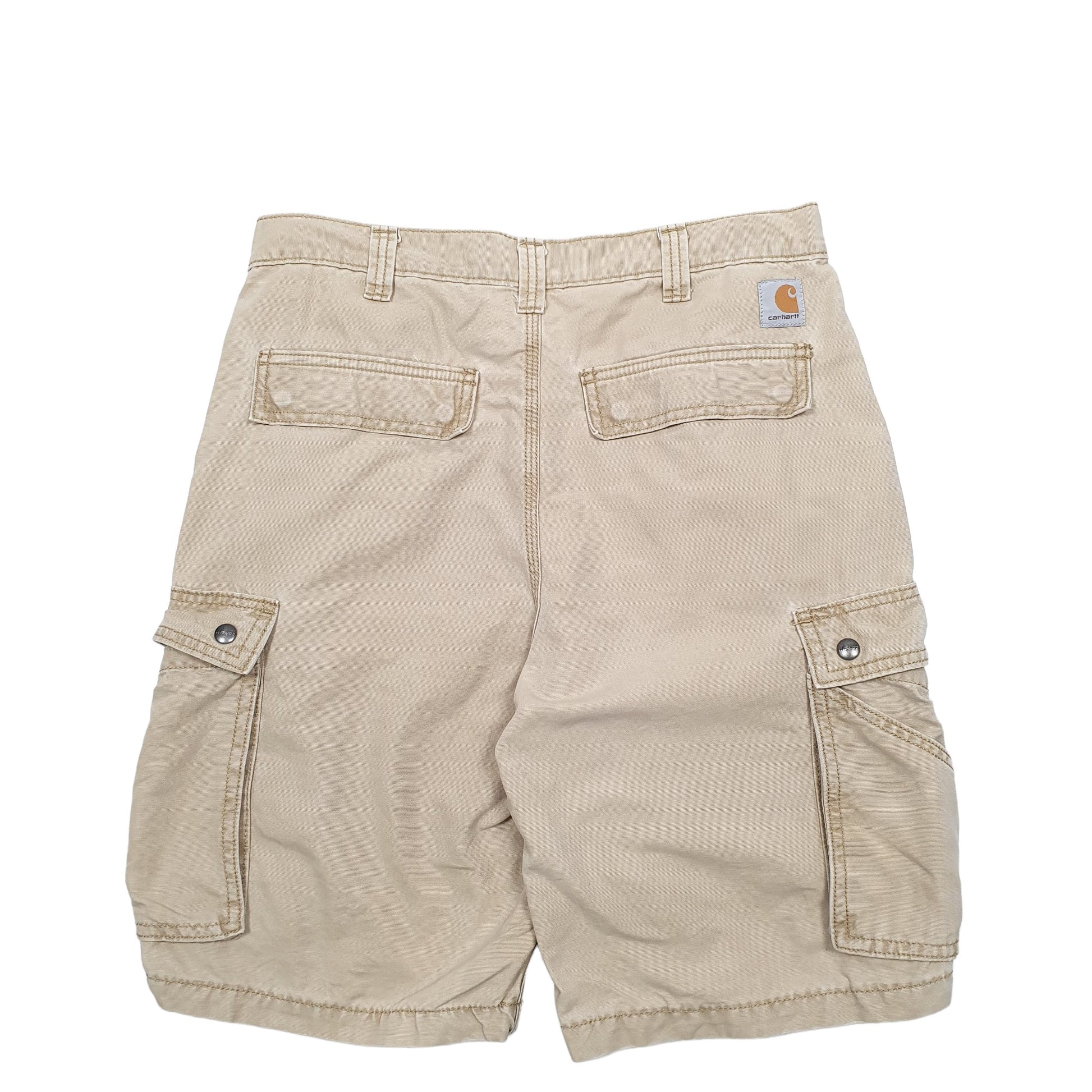 Mens Beige Carhartt Workwear Cargo Shorts