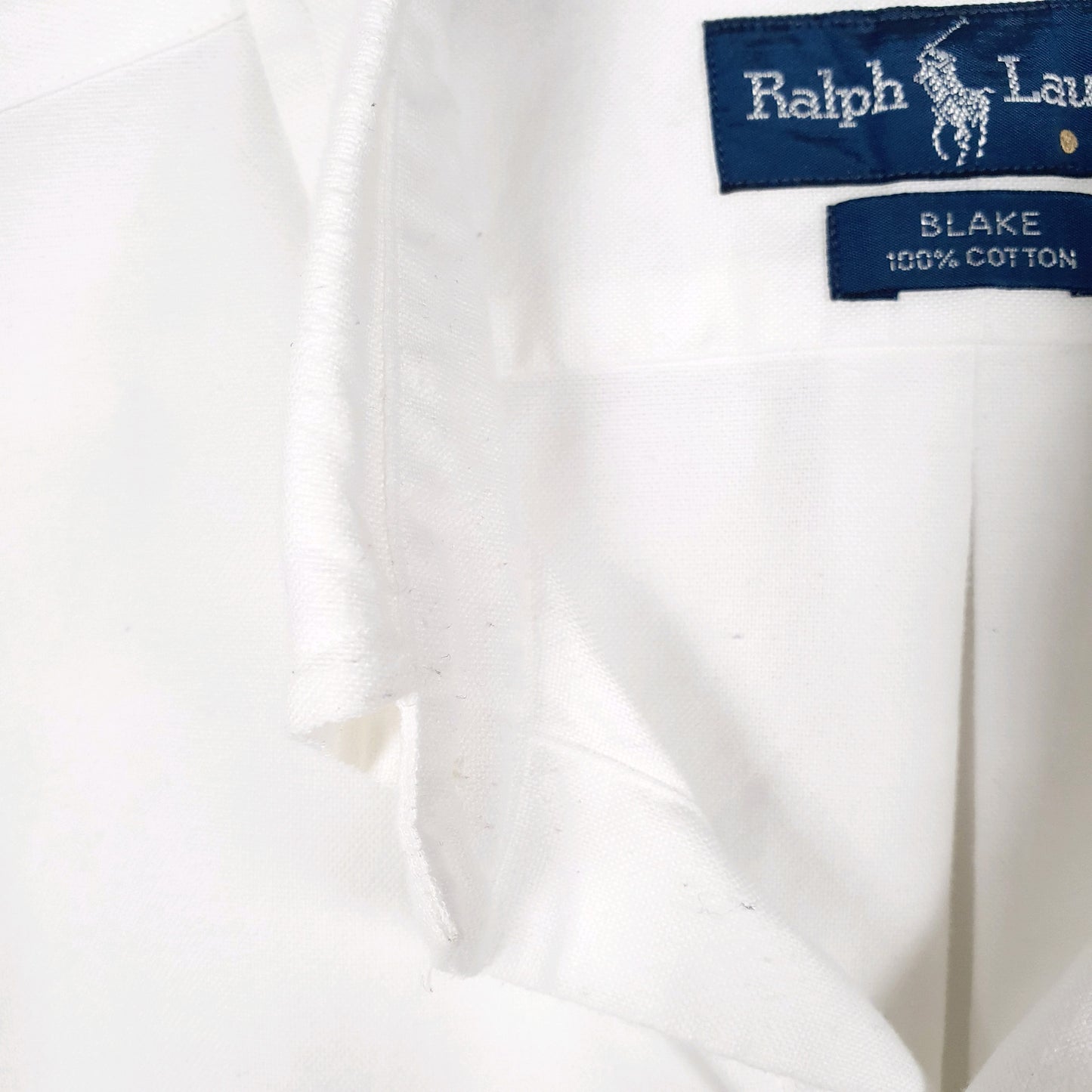Mens White Ralph Lauren Oxford Short Sleeve Shirt