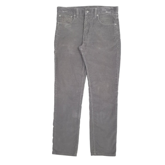 Mens Grey Levis 511 Corduroy Trousers