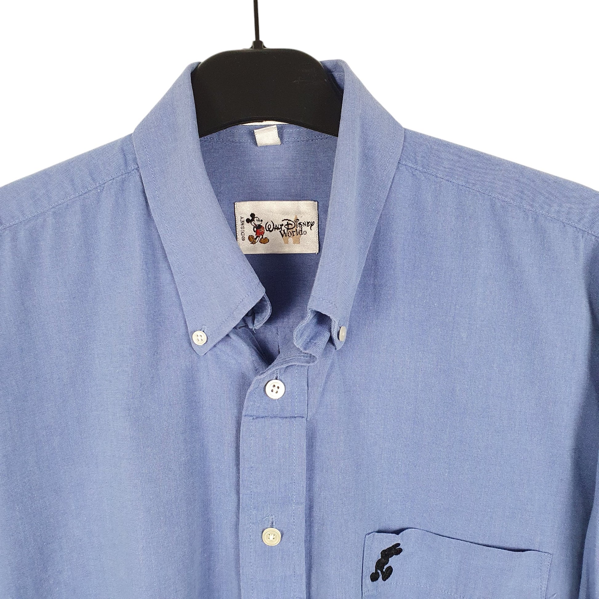 Mens Blue Disney Walt Disney World Long Sleeve Shirt