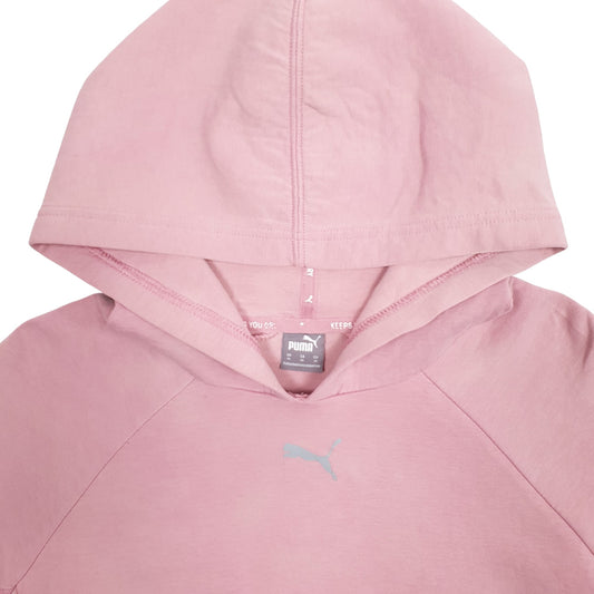 Womens Pink Puma  Hoodie Jumper