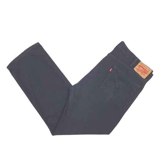 Mens Black Levis 505 JeansW38 L30