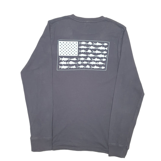 Mens Navy Columbia Sportswear PFG Fishing Long Sleeve T Shirt