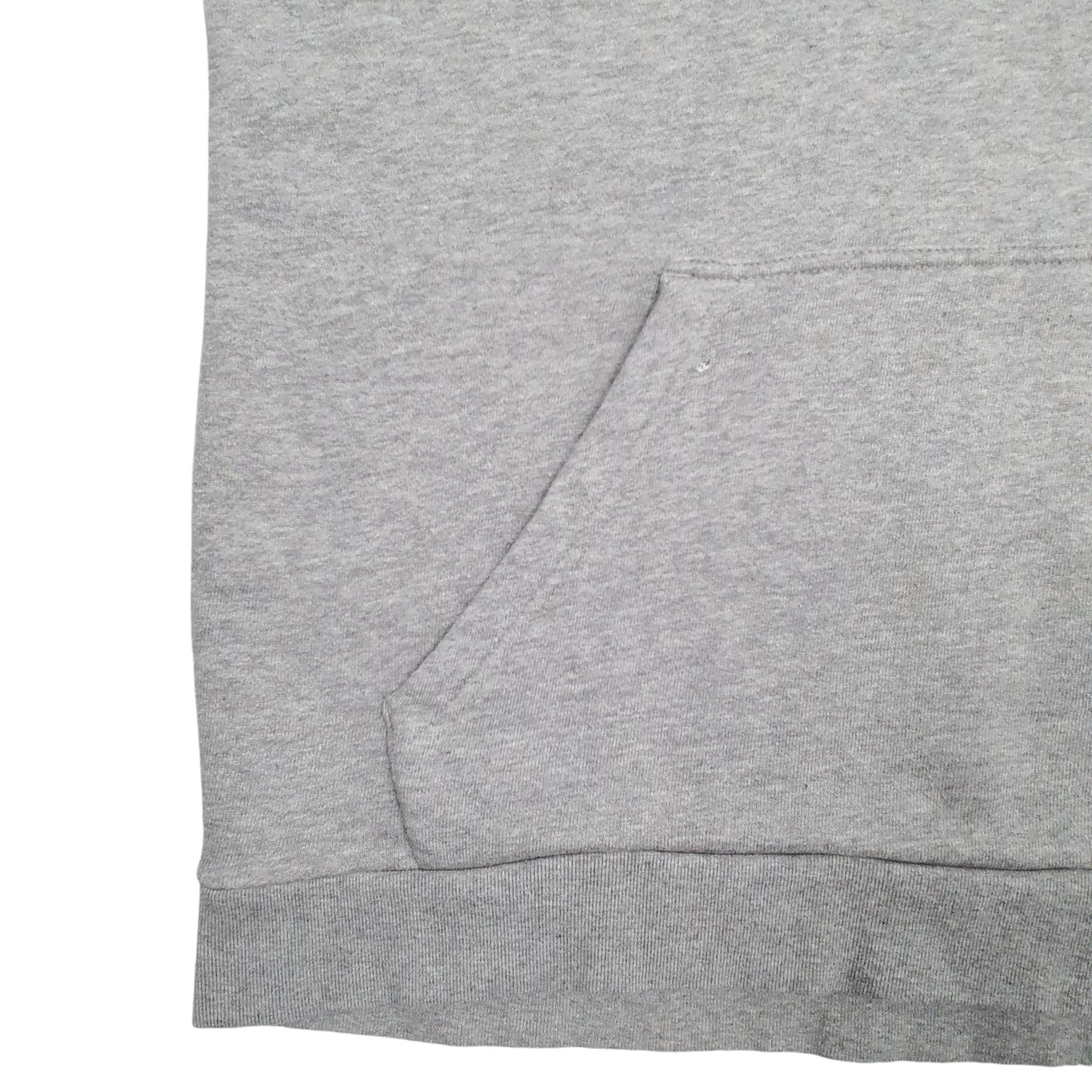 Mens Grey Adidas Spellout Hoodie Jumper