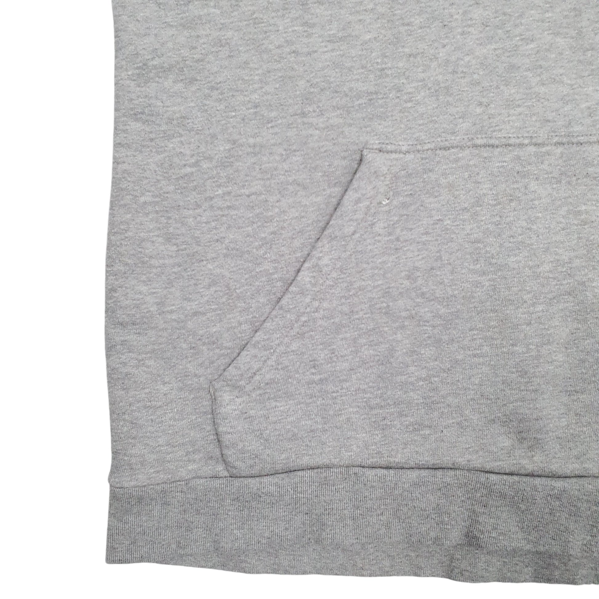 Mens Grey Adidas Spellout Hoodie Jumper