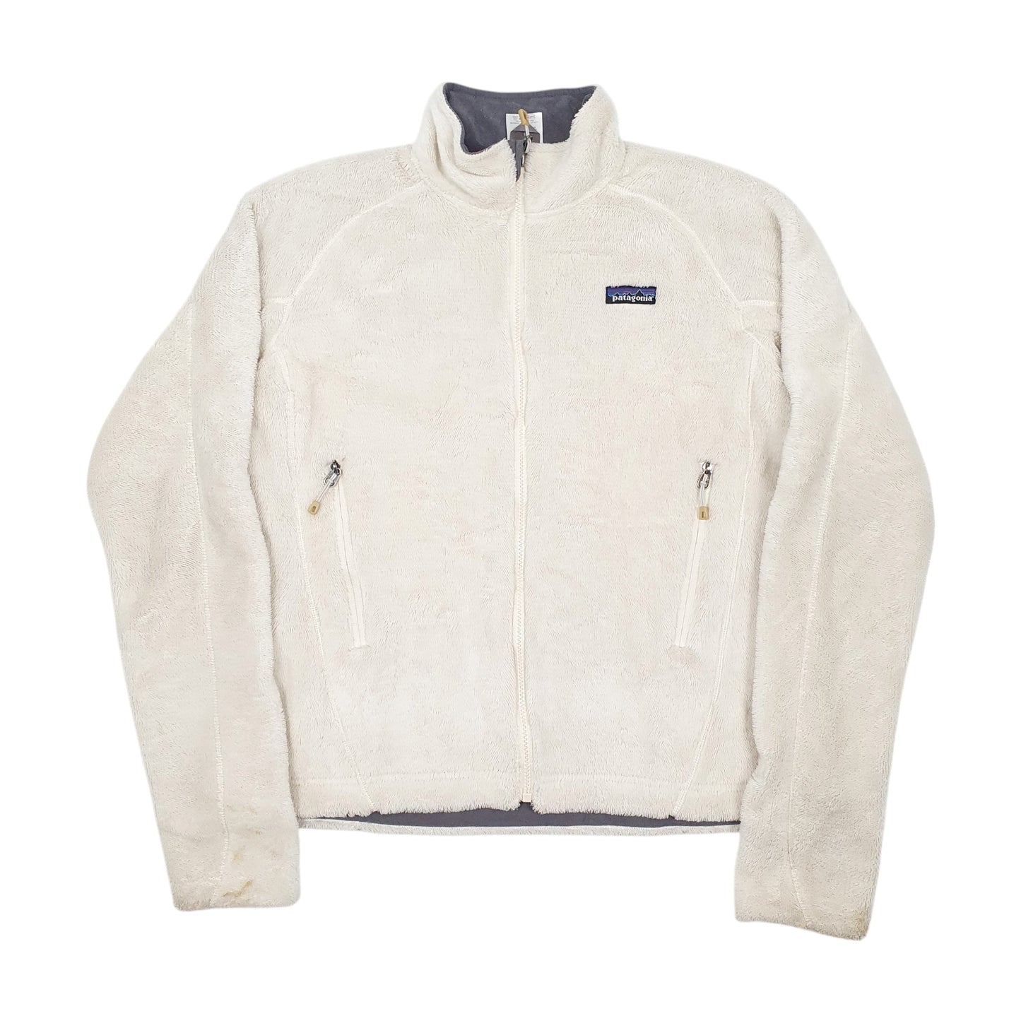 Womens Cream Patagonia  Full Zip Jumper