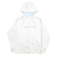 Womens White Adidas Spellout Full Zip Jumper