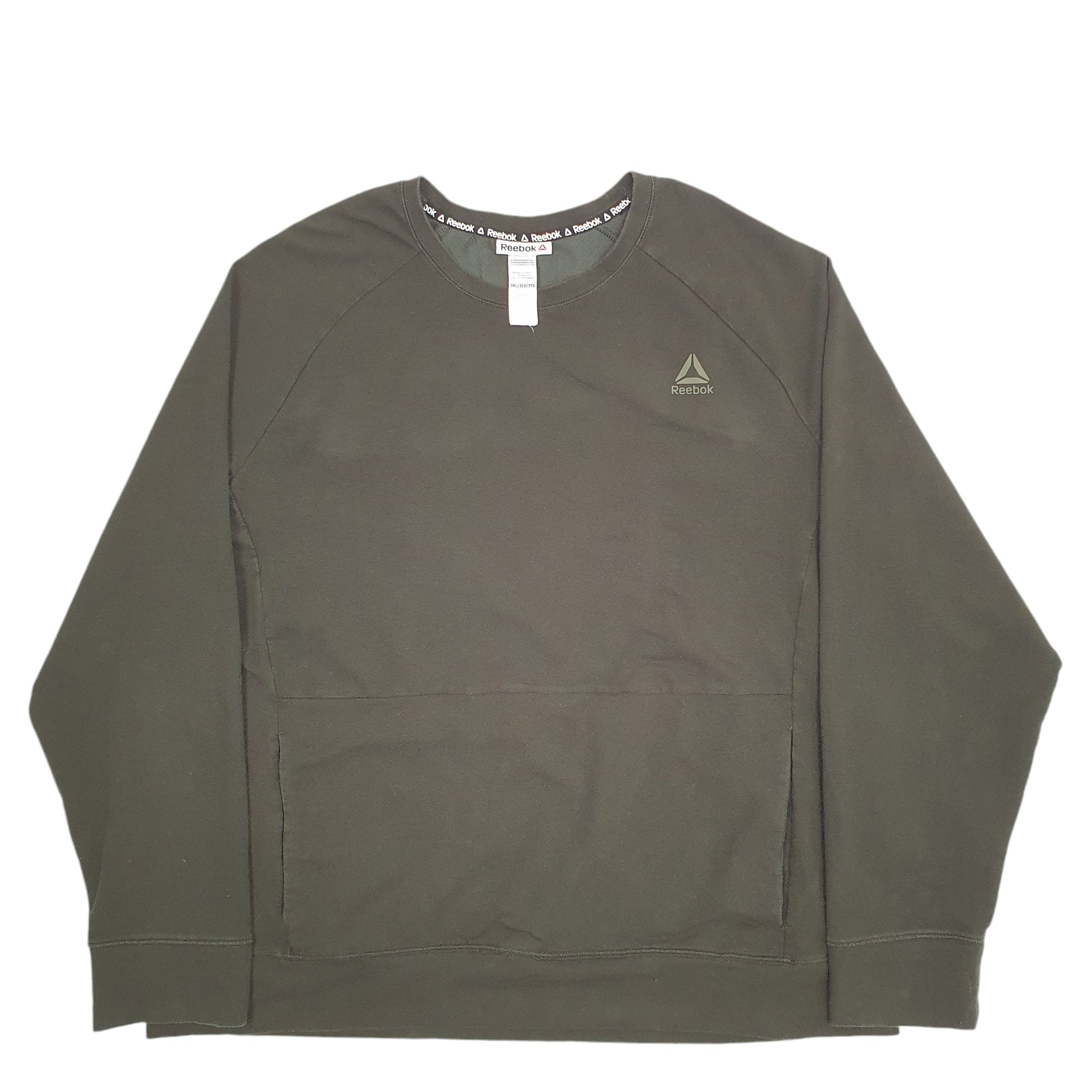 Mens Khaki Reebok  Crewneck Jumper