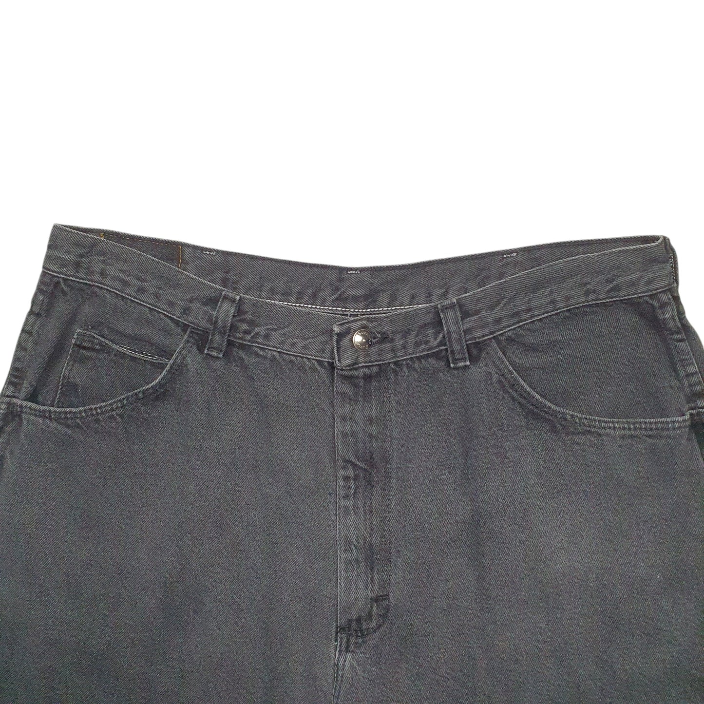 Mens Black Wrangler Denim Jeans Jorts Denim Shorts