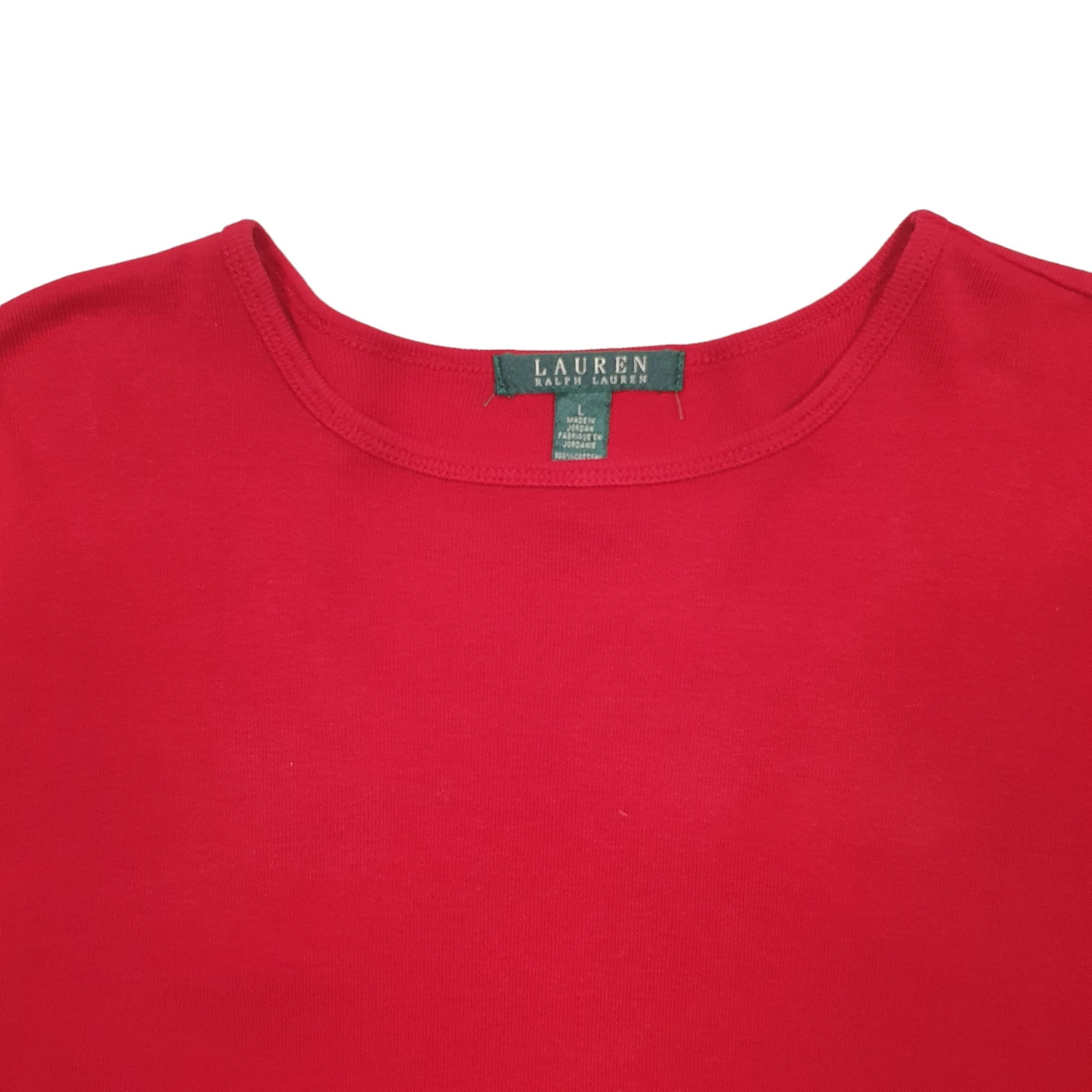 Womens Red Ralph Lauren  Long Sleeve T Shirt