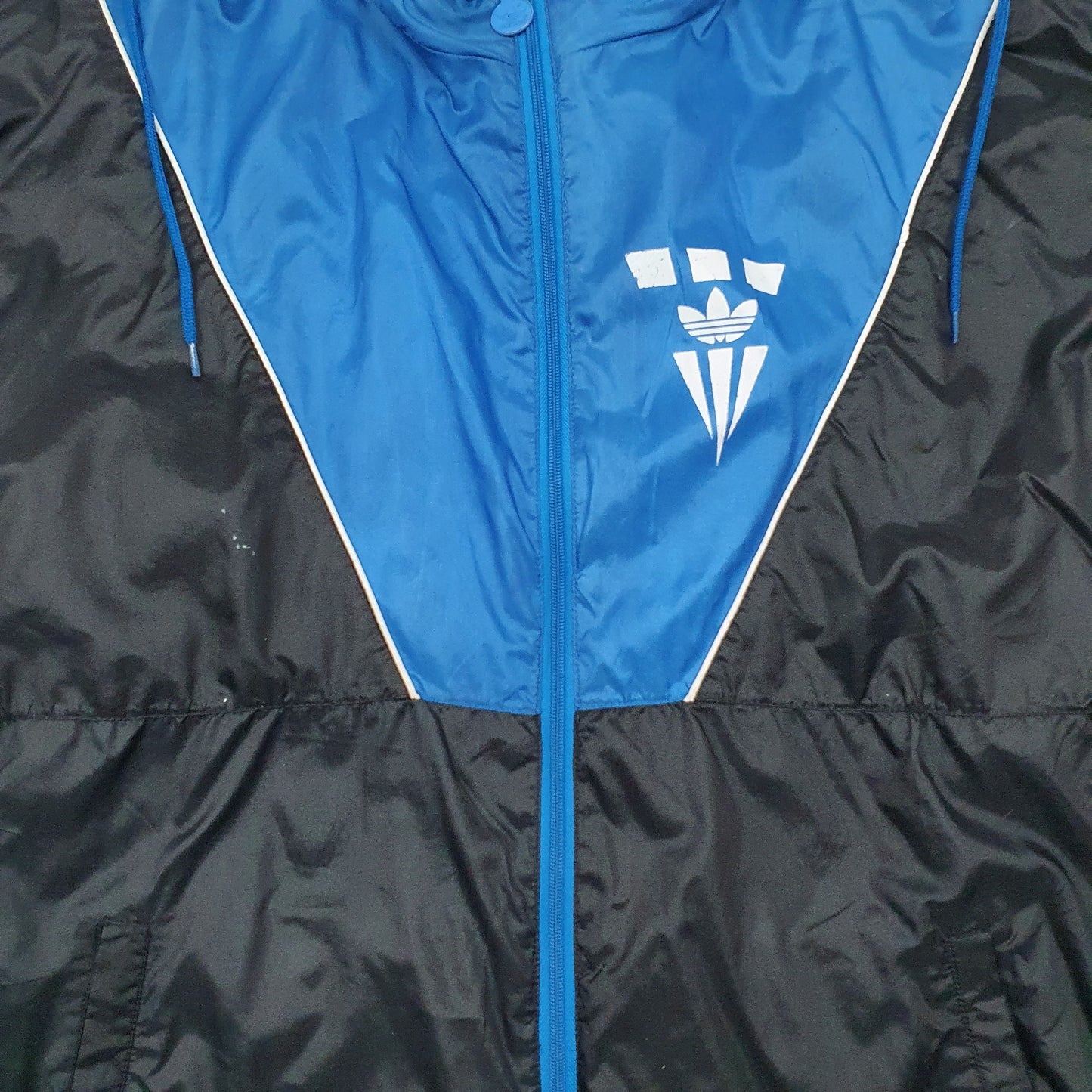 Mens Black Adidas Vintage 80s  Coat