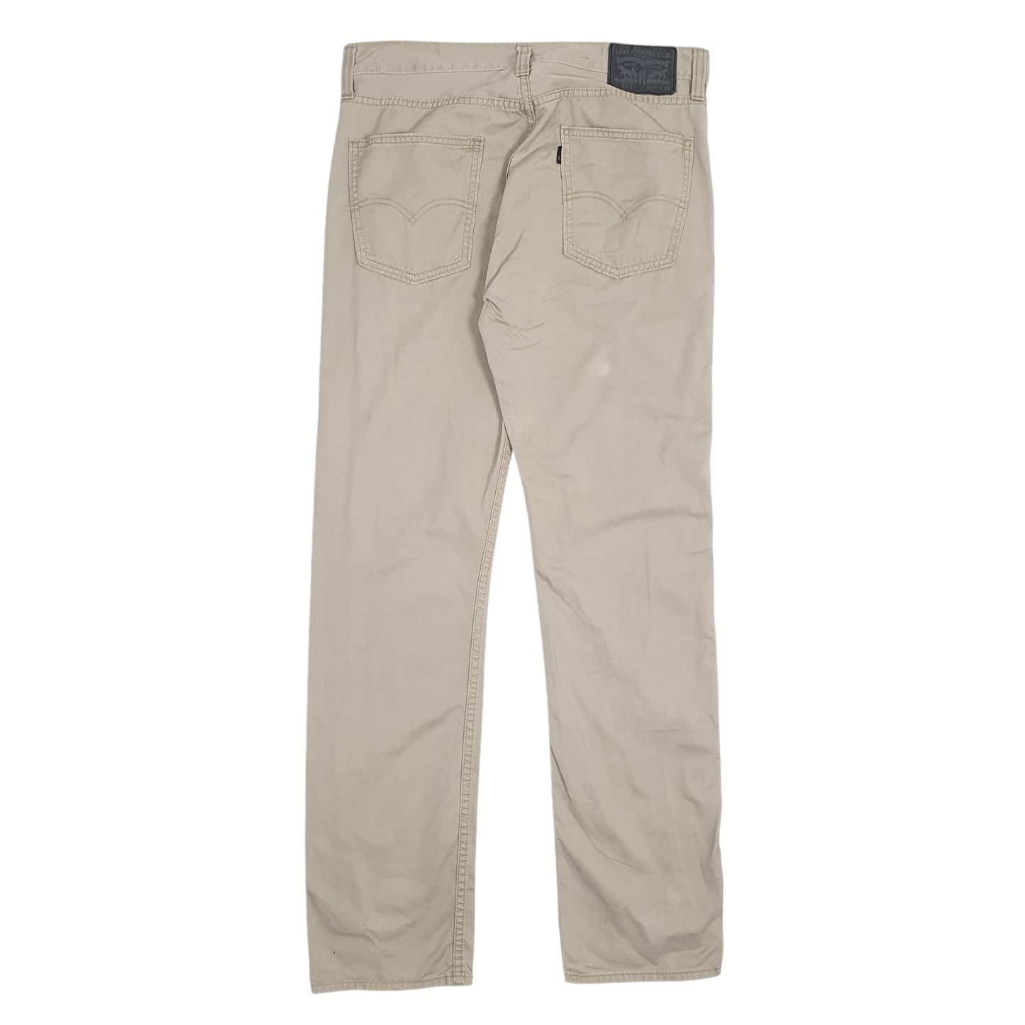 Mens Beige Levis 513 Chino Trousers