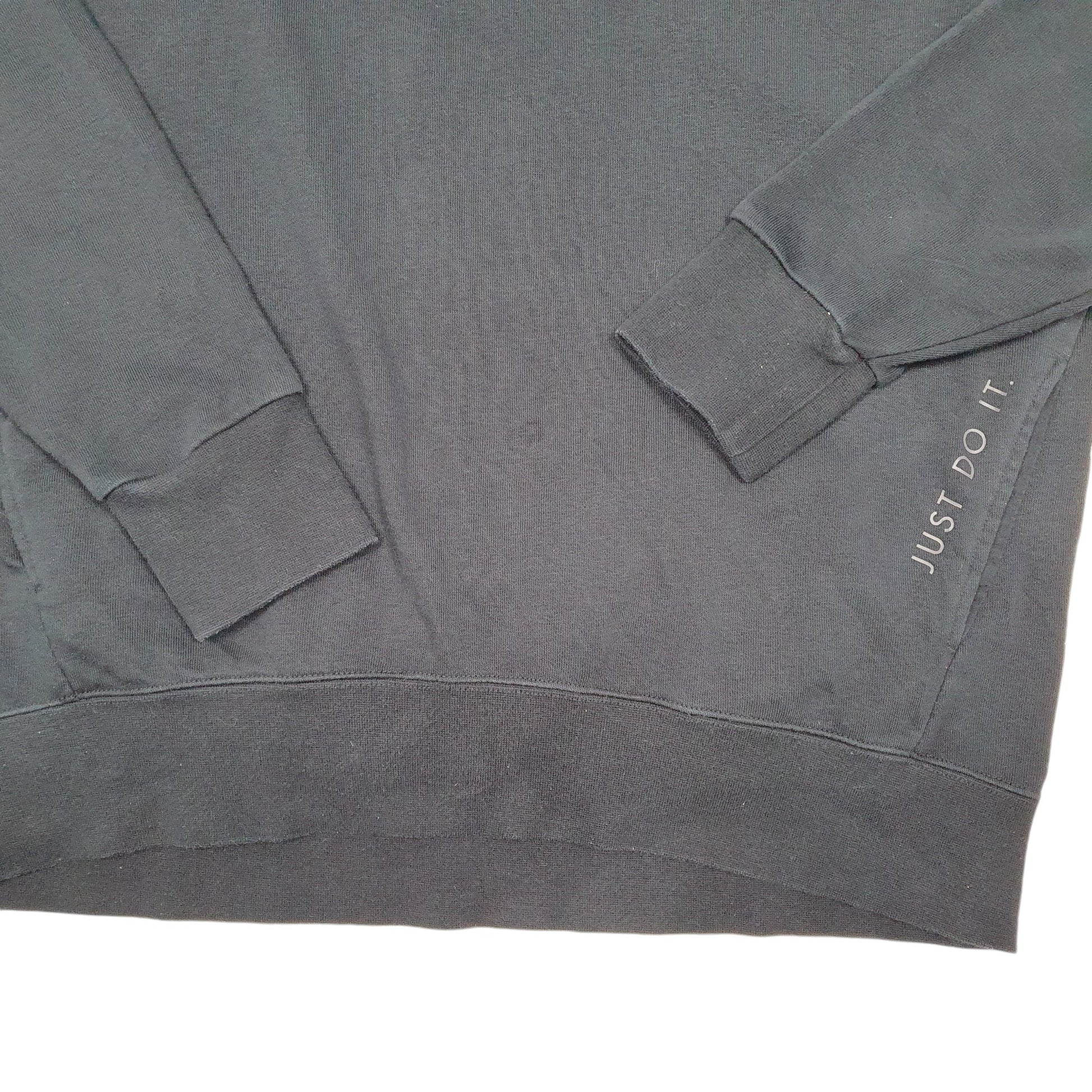 Mens Black Nike Dri Fit Just Do It Crewneck Jumper