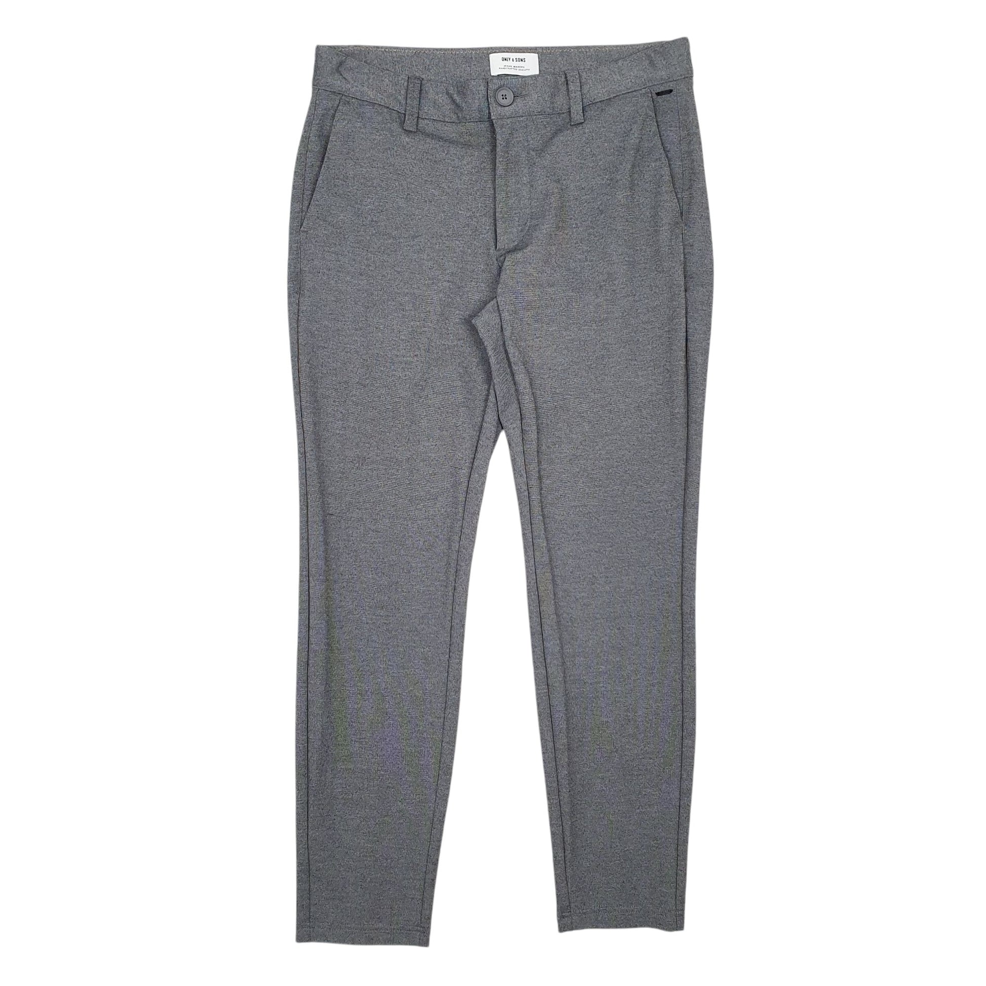 Mens Grey Only & Sons  Jogger Trousers