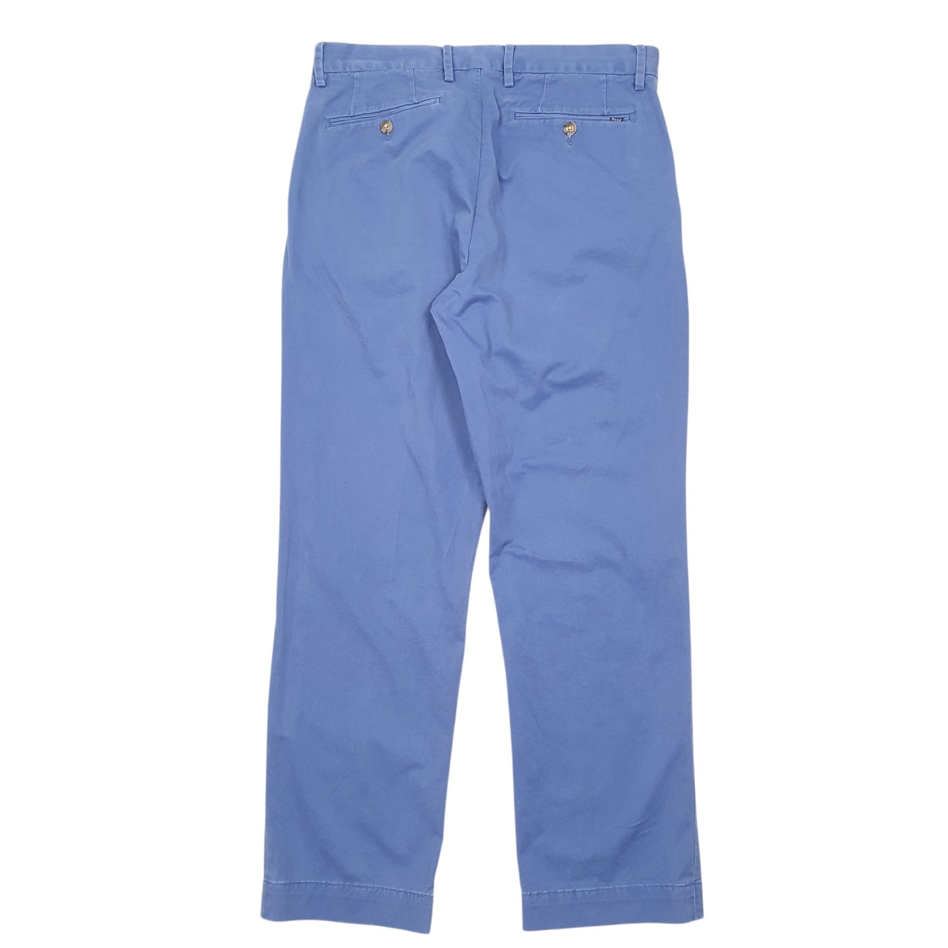 Mens Blue Polo Ralph Lauren Stretch Classic Chino Trousers