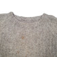 Womens Beige Unbranded Vintage Chunky Knit Crewneck Jumper