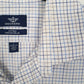 Mens White Dockers Stretch Fitted Long Sleeve Shirt