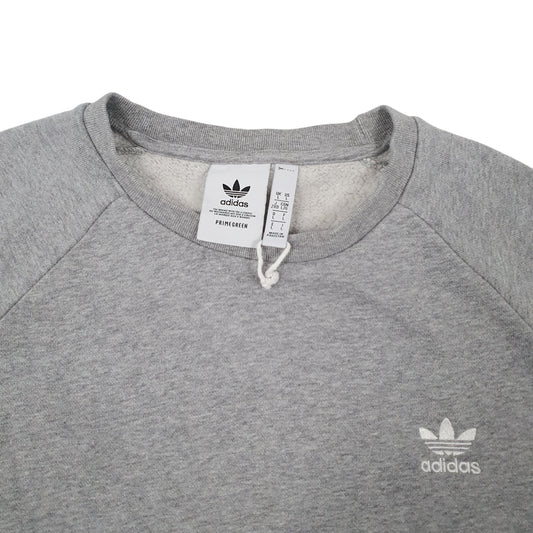 Mens Grey Adidas  Crewneck Jumper