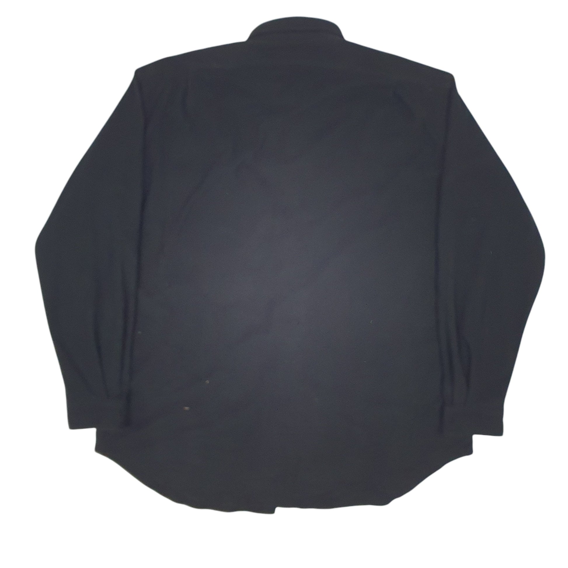 Mens Black Polo Ralph Lauren Vintage 80s 90s Made In USA Full Zip Jumper