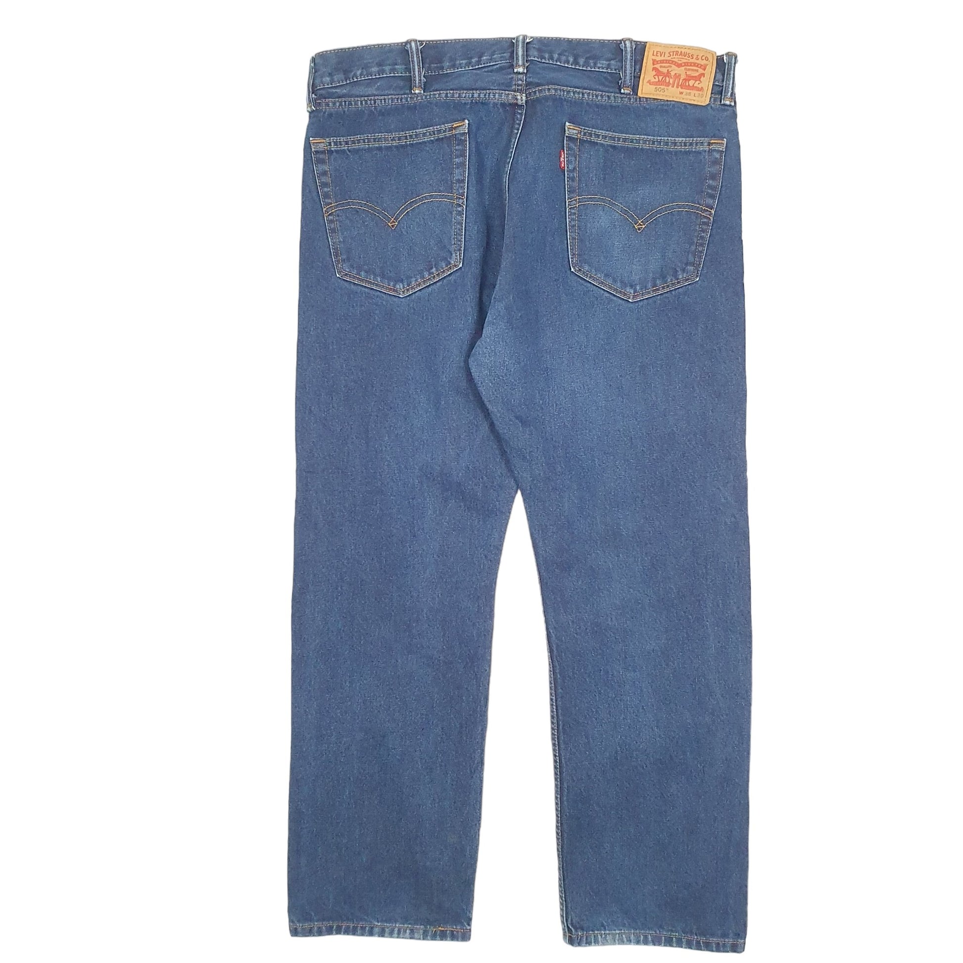 Mens Blue Levis  505 JeansW38 L30