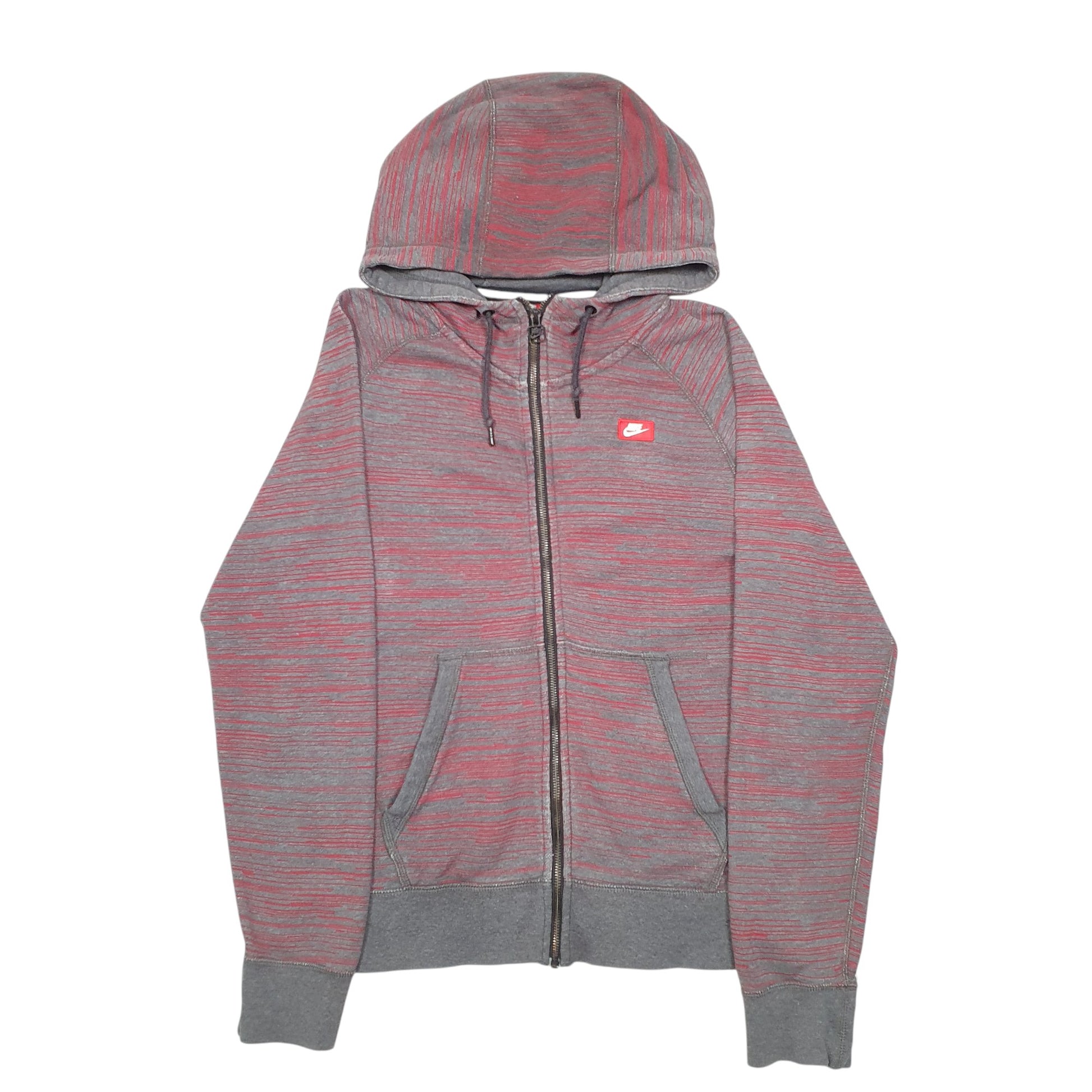 Mens Grey Nike Hoodie Full Zip Jumper