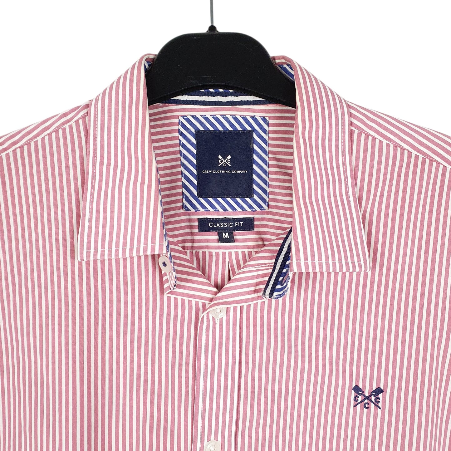 Mens Red Crew Clothing Company  Long Sleeve Shirt