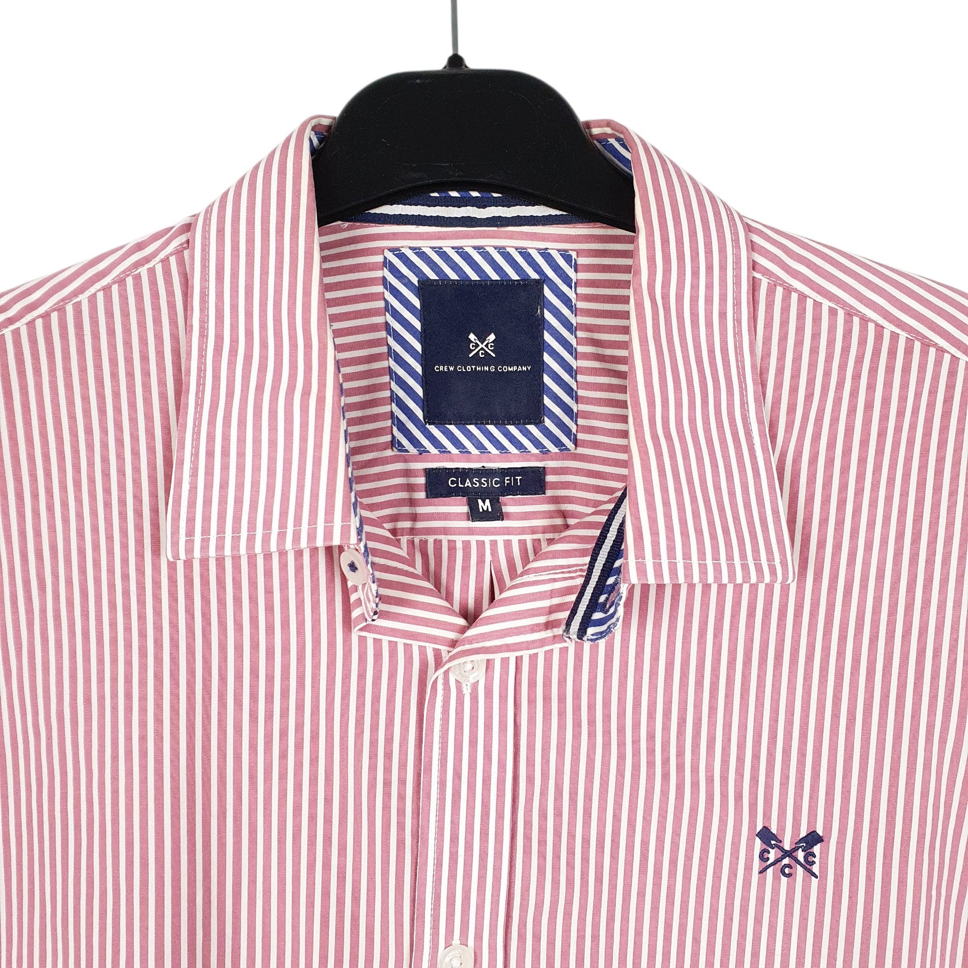 Mens Red Crew Clothing Company  Long Sleeve Shirt