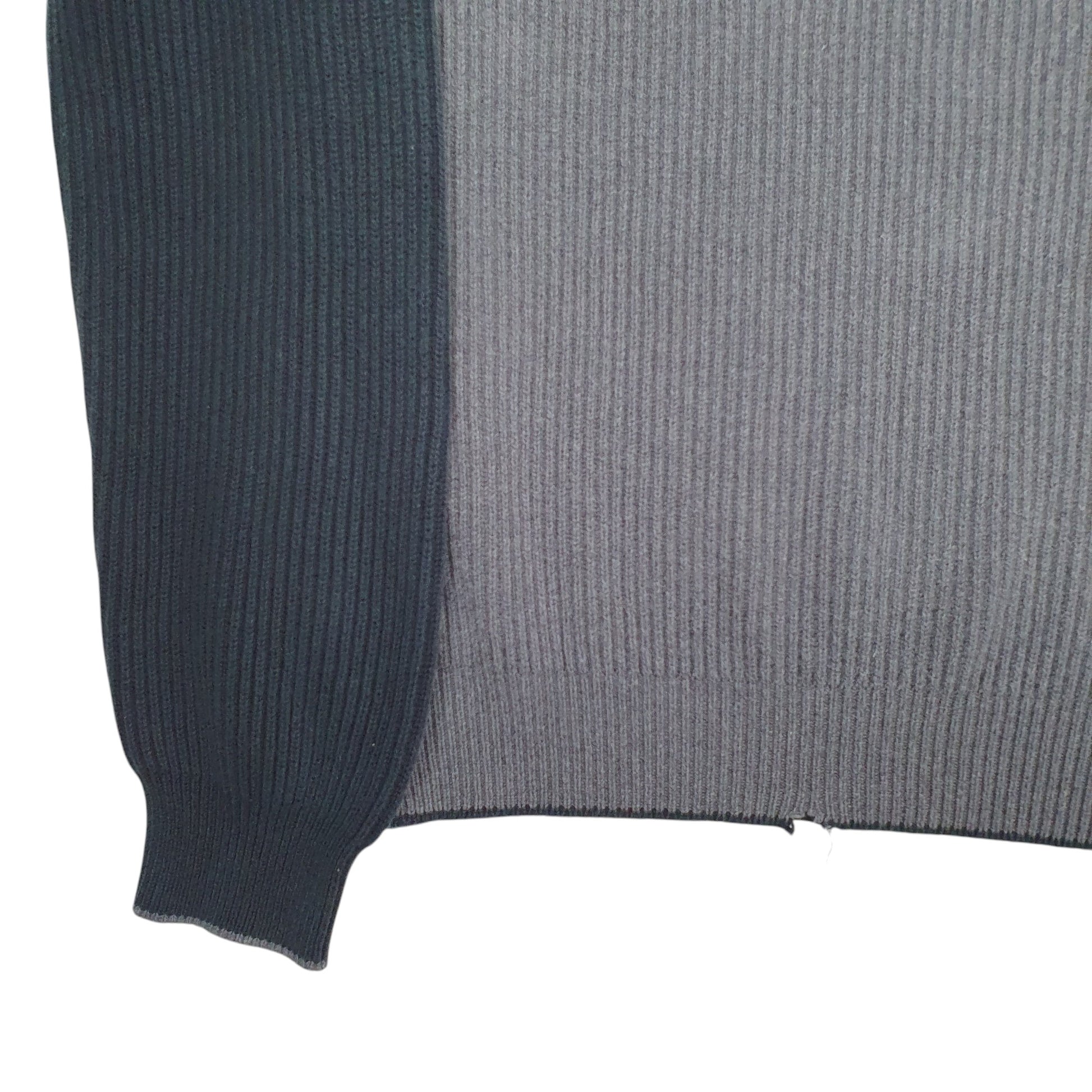 Mens Grey Nautica Knit Quarter Zip Jumper