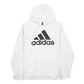 Mens White Adidas Spellout Golf Hoodie Jumper