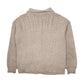 Mens Beige Laura Peterson Vintage 1990s Cardigan Jumper