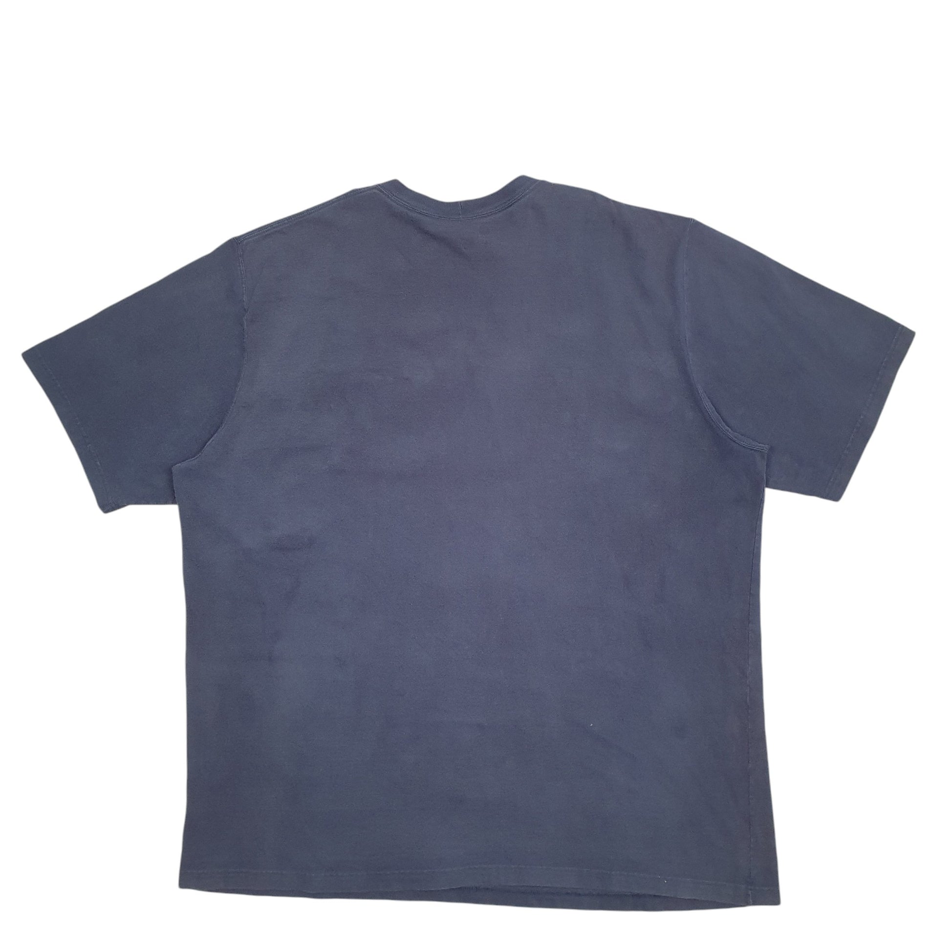 Mens Navy Carhartt  Short Sleeve T Shirt