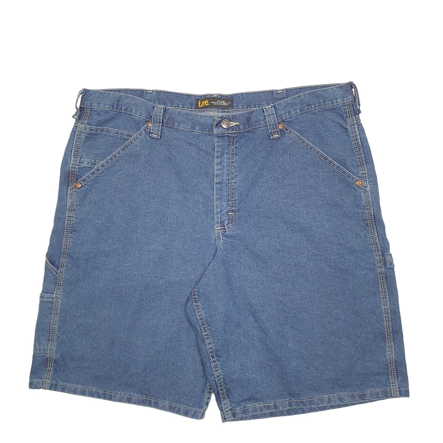 Mens Blue Lee  Carpenter Shorts