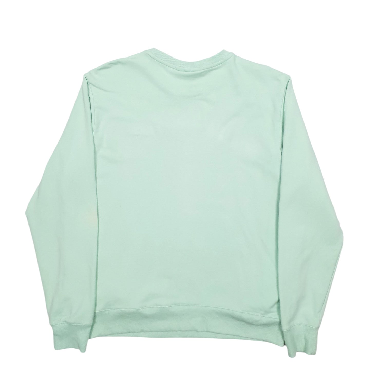 Womens Green Fila  Crewneck Jumper