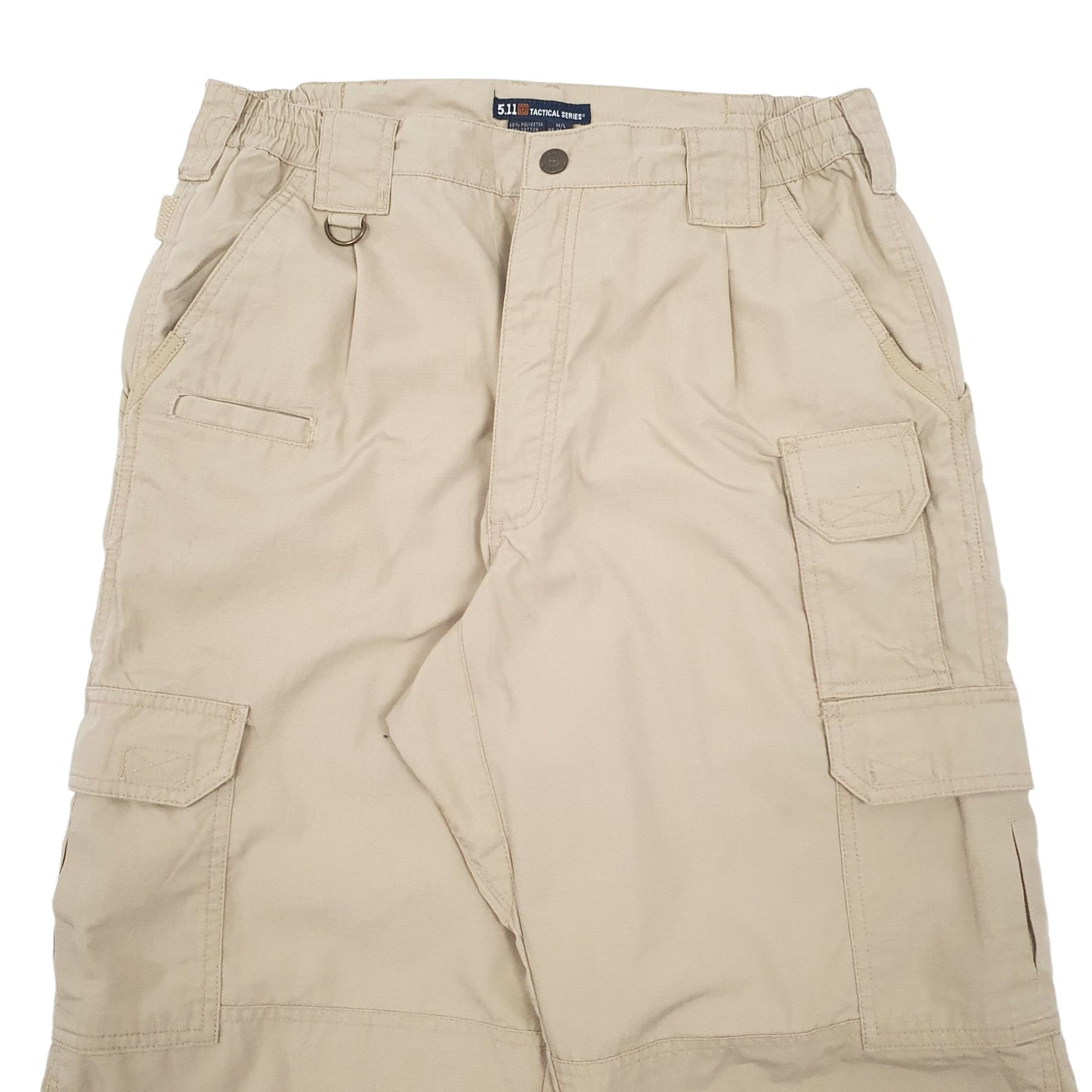 Mens Beige 5.11 Tactical Workwear Cargo Trousers