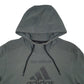 Mens Green Adidas Shortsleeve Hoodie Jumper