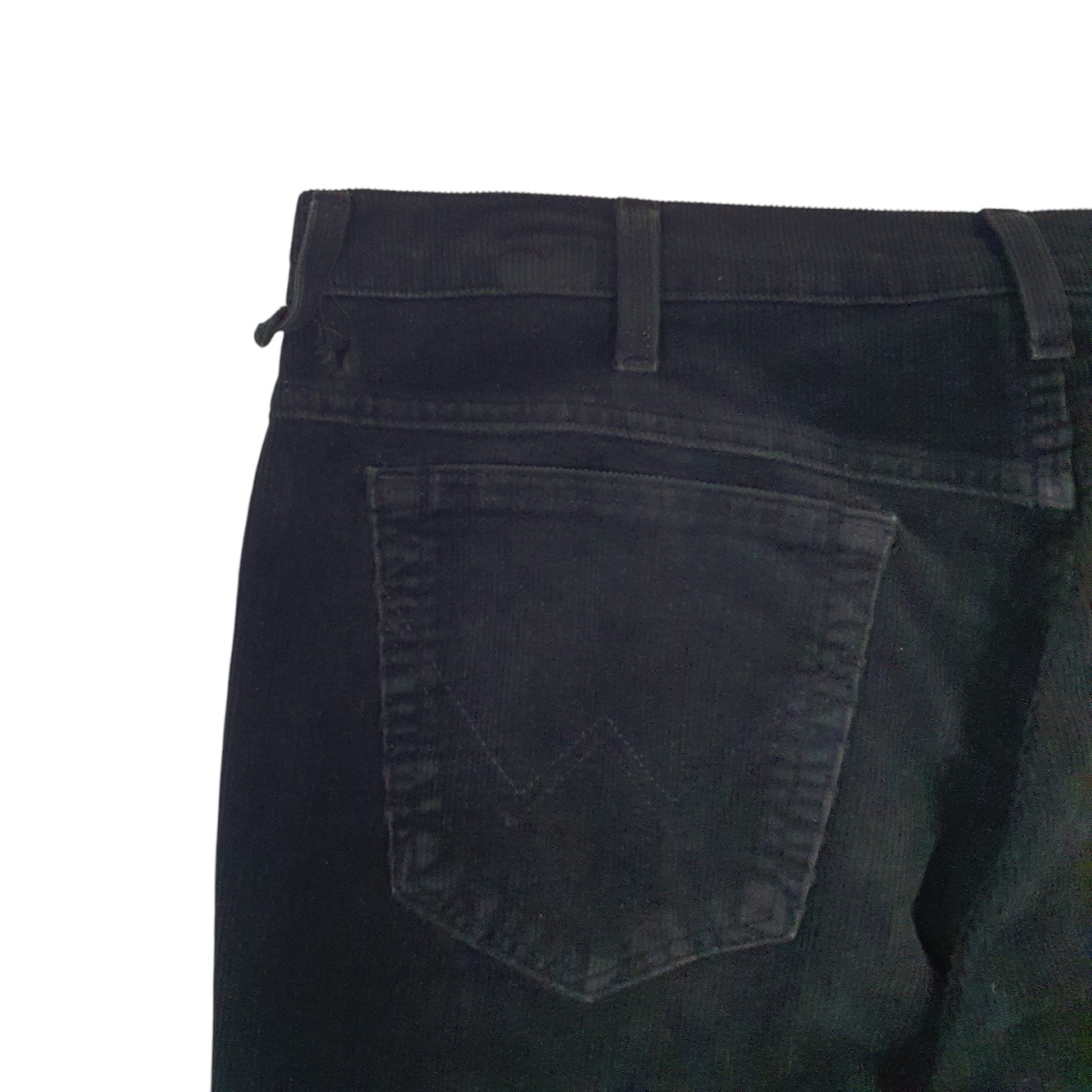 Mens Black Wrangler  Corduroy Trousers