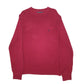 Mens Burgundy Nautica Knit Crewneck Jumper