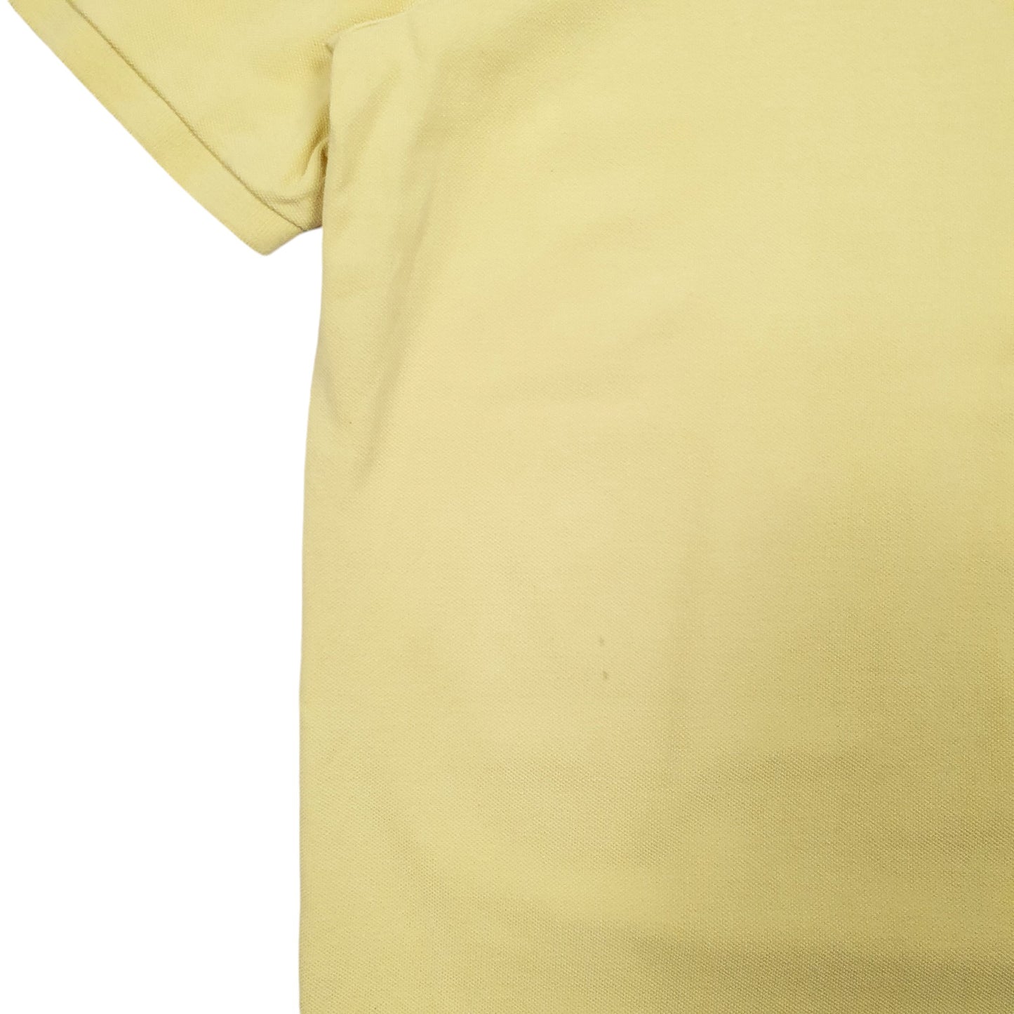 Mens Yellow Ralph Lauren Classic Fit Short Sleeve Polo Shirt