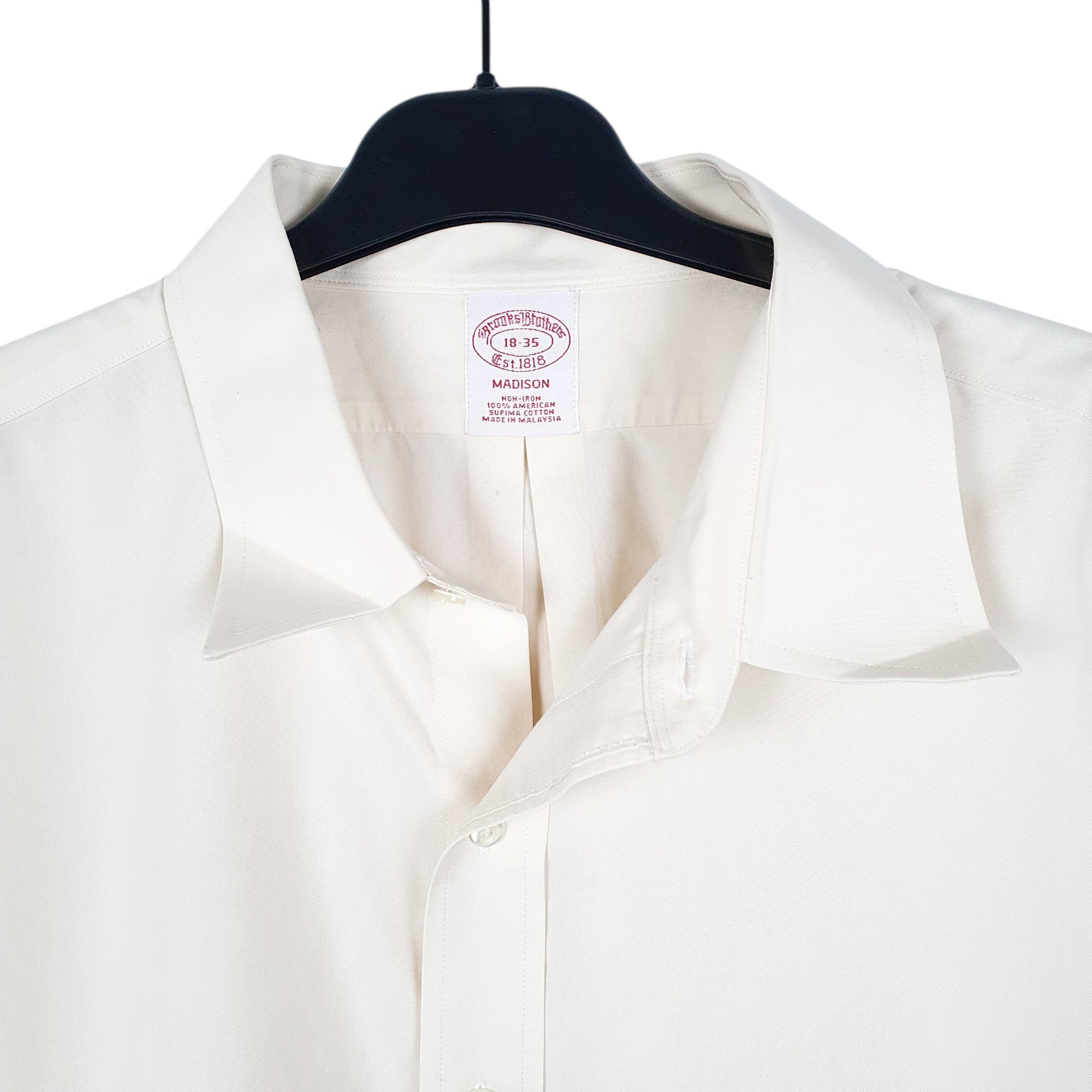 Mens Yellow Brooks Brothers Madison Long Sleeve Shirt