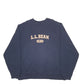 Mens Navy L.L.Bean Spellout Crewneck Jumper