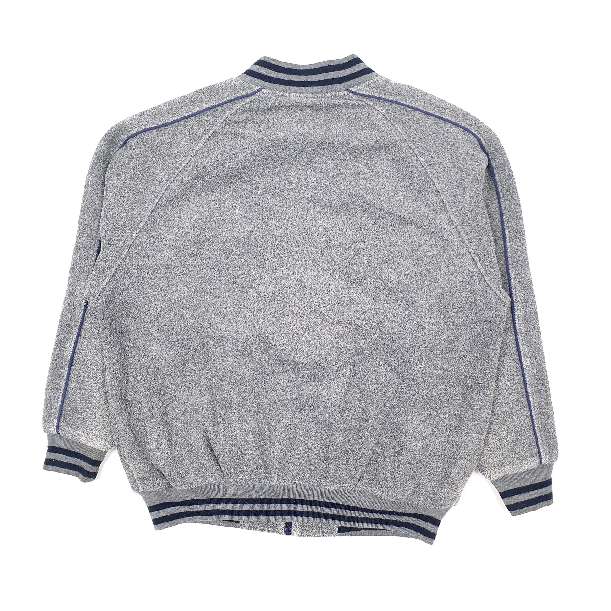 Mens Grey Ralph Lauren Chaps Vintage 1990s Varsity  Coat